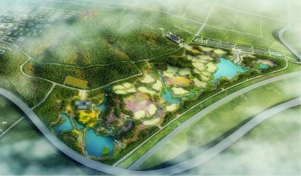 秦皇島園博會(huì )鳥(niǎo)瞰圖